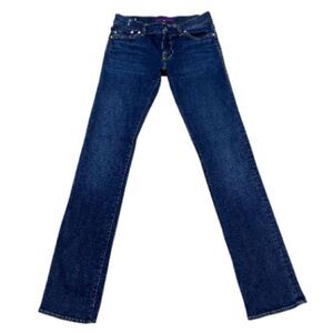 Victoria Beckham dVb Straight Leg Premium Denim Jeans 26x34 LNWO Tags